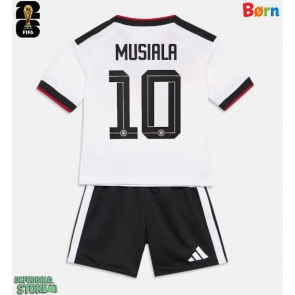 Tyskland Jamal Musiala #10 Replika Babytøj Hjemmebanesæt Børn VM 2026 Kortærmet (+ Korte bukser)